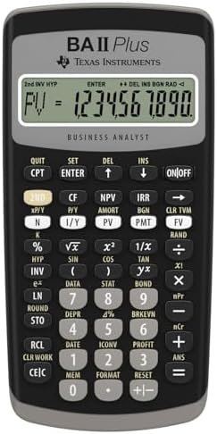 Texas Instruments BA II Plus Professional Advanced Financial Calculator – Wholesale & Export UAE