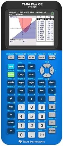 Texas Instruments TI-84 Plus CE Color Graphing Calculator, Bionic Blue Small – Wholesale & Export UAE