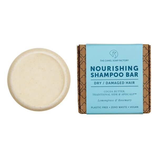 The Camel Soap Factory Lemongrass And Rosemary Nourishing Shampoo Bar White 70g – Wholesale & Export UAE
