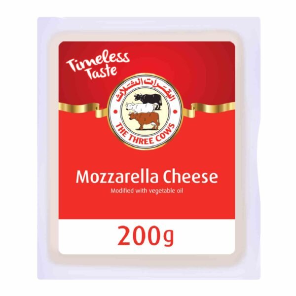 The-Three-Cows-Mozzarella-Cheese-Block-200g-4 The Three Cows Mozzarella Cheese Block, 200g – Wholesale & Export UAE