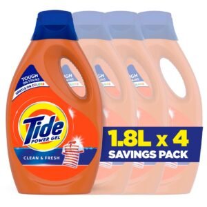 Tide Liquid Laundry Detergent Morning Fresh 1.8L Pack of 4 – Wholesale & Export UAE