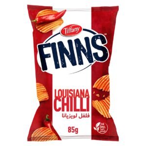 Tiffany Finns Crinkled Potato Chips Chili 85g – Wholesale & Export UAE