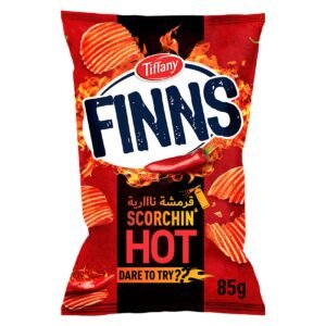Tiffany Finns Crinkled Potato Chips Scorchin' Hot 85g – Wholesale & Export UAE
