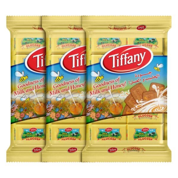 Tiffany Glucose Milk and Honey Biscuits, 40g Pack of 30 – Wholesale & Export UAE
