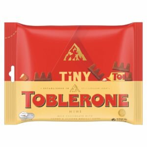 Toblerone Tiny Swiss Milk Chocolate Bars with Honey and Almond Nougat Minis Sharing Pack, 168g – Wholesale & Export UAE