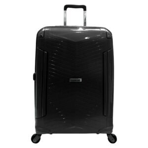 Track Reward 4 Wheel Hard Casing Check-In Trolley Black 68cm – Wholesale & Export UAE