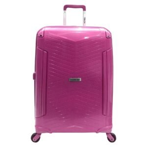 Track Reward 4 Wheel Hard Casing Check-In Trolley Pink 68cm – Wholesale & Export UAE