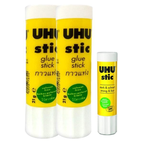 UHU-Stic-Glue-Stick-White-21g-2-PCS-with-Stic-Strong-and-Fast-Glue-Stick-8g-1 UHU Stic Glue Stick White 21g 2 PCS with Stic Strong and Fast Glue Stick 8g – Wholesale & Export UAE