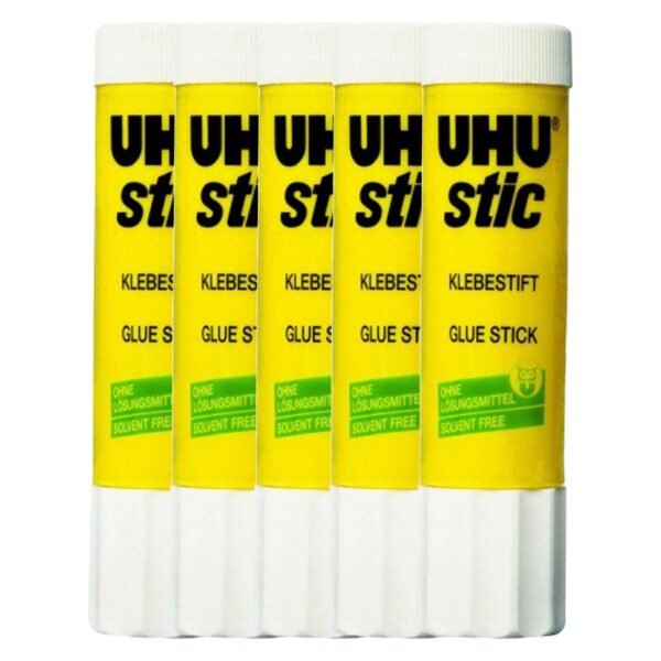 UHU-Stic-Glue-Stick-White-8.2g-5-PCS-1 UHU Stic Glue Stick White 8.2g 5 PCS – Wholesale & Export UAE