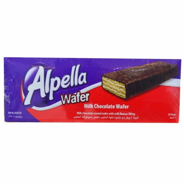 Ulker Alpella Milk Chocolate Wafer with Milk Flavour Filling, 38g – Wholesale & Export UAE
