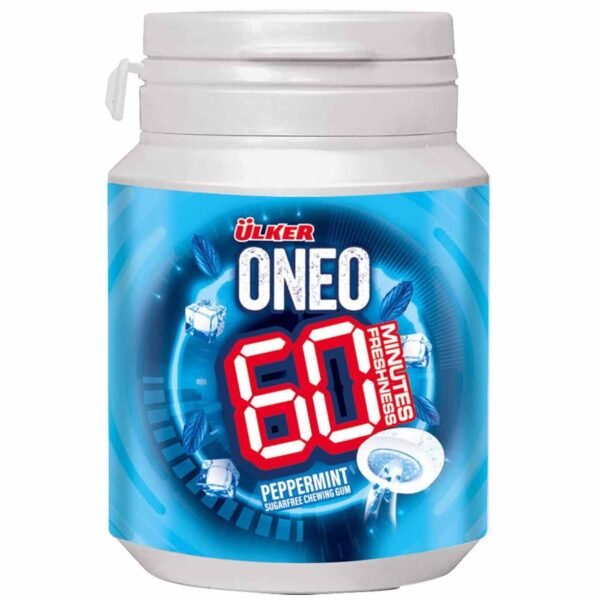 Ulker Oneo Peppermint Sugarfree Chewing Gum, 44g – Wholesale & Export UAE