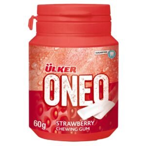 Ulker Oneo Sugar Free Strawberry Chewing Gum, 60g – Wholesale & Export UAE