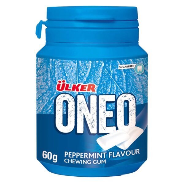 Ulker Oneo Sugarfree Peppermint Flavour Chewing Gum, 60g – Wholesale & Export UAE
