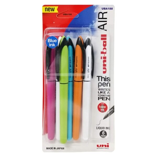 Uni-ball Air Micro Liquid Ink Rollerball Pen Fancy Barrel 6 PCS – Wholesale & Export UAE