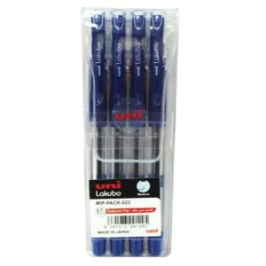 Uni-ball Lakubo Ballpoint Pen Blue 0.7mm 4 PCS – Wholesale & Export UAE