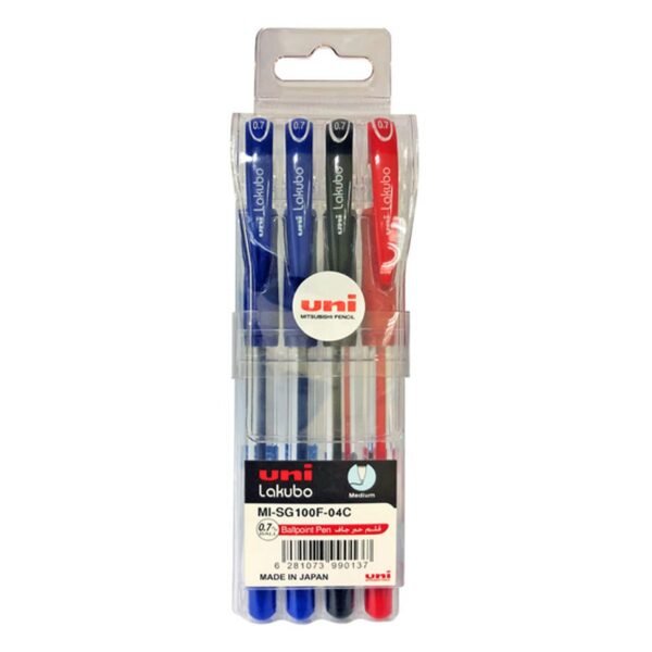 Uni-ball Lakubo Ballpoint Pen Wallet 0.7mm 4 PCS – Wholesale & Export UAE