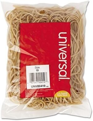 Universal 00419 19-Size Rubber Bands (335 Per Pack), Beige – Wholesale & Export UAE