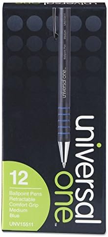 Universal Ballpoint Pen, Retractable, Medium 1 Mm, Blue Ink, Blue Barrel, Dozen – Wholesale & Export UAE