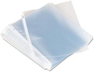 Universal Top-Load Poly Sheet Protectors, Standard, Letter, Clear, 100/box – Wholesale & Export UAE