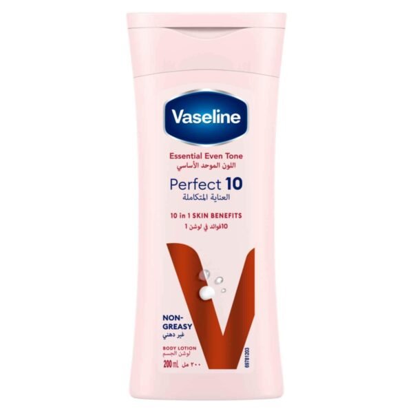 Vaseline Essential Even Tone Body Lotion Perfect 10 200ml – Wholesale & Export UAE