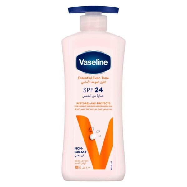 Vaseline Essential Even Tone Body Lotion SPF 24 400ml – Wholesale & Export UAE