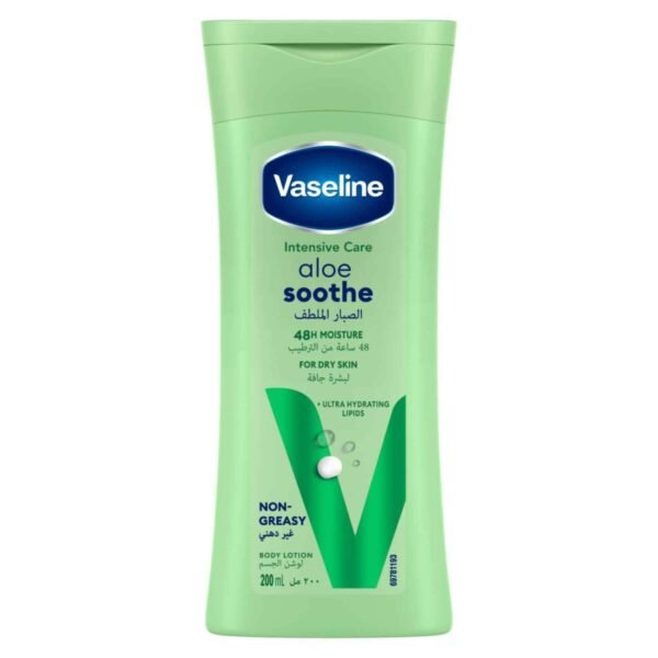 Vaseline Intensive Care Aloe Soothe Body Lotion 200ml – Wholesale & Export UAE