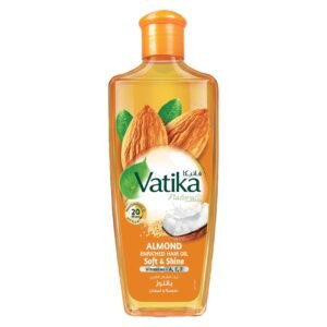 Vatika Naturals Almond Enriched Hair Oil Soft & Shine 300ml – Wholesale & Export UAE