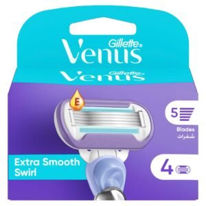 Venus Extra Smooth Swirl Woman's Refillable Razor Cart: 4 Carts – Wholesale & Export UAE