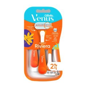 Venus Scented Riviera Woman's Disposable Razor: 2 Razors – Wholesale & Export UAE
