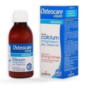 Vitabiotics Osteocare Original Liquid Calcium Supplement, Orange Flavoured, For Strong Bones 200ml – Wholesale & Export UAE