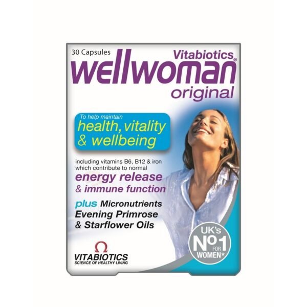 Vitabiotics Wellwoman Original 30 Capsules – Wholesale & Export UAE