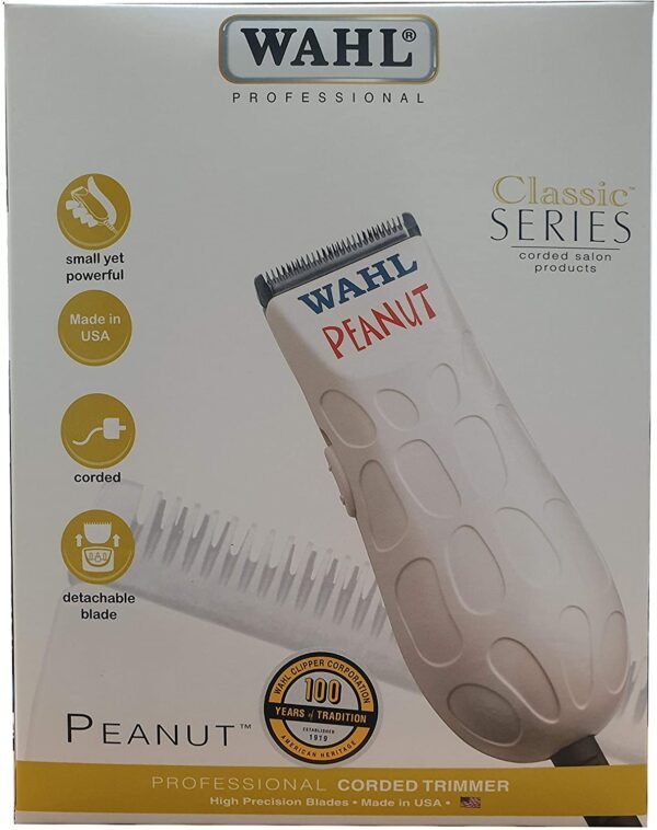 Wahl Peanut Professional Corded Trimmer Classic Series White 8655-916 – Wholesale & Export UAE
