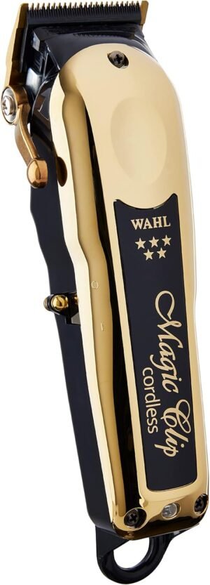Wahl Professional 5 Star Gold Cordless Magic Clip Hair Clipper with 100+ Minute Run Time for Professional Barbers and Stylists - Model 8148- – Wholesale & Export UAE