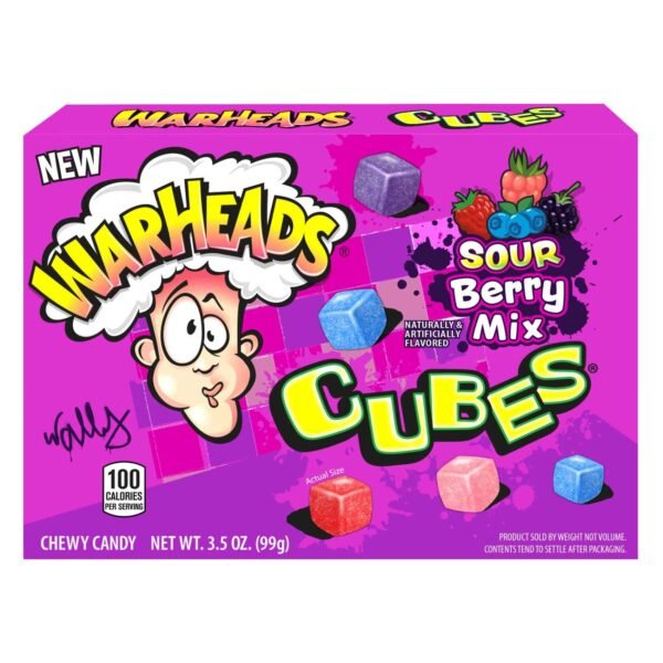 Warheads Sour Berry Mix Cubes, 99g – Wholesale & Export UAE