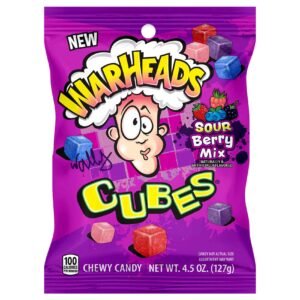 Warheads Sour Berry Mix Cubes Chewy Candy, 127g – Wholesale & Export UAE