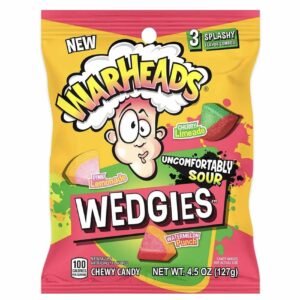Warheads Uncomfortably Sour Wedgies Chewy Candy, 127g – Wholesale & Export UAE