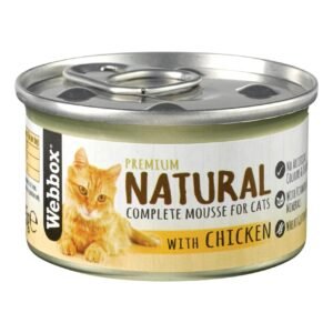 Webbox Natural Complete Mousse With Chicken Cat Food 85g – Wholesale & Export UAE