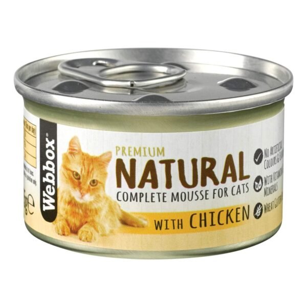 Webbox Natural Complete Mousse With Chicken Cat Food 85g – Wholesale & Export UAE