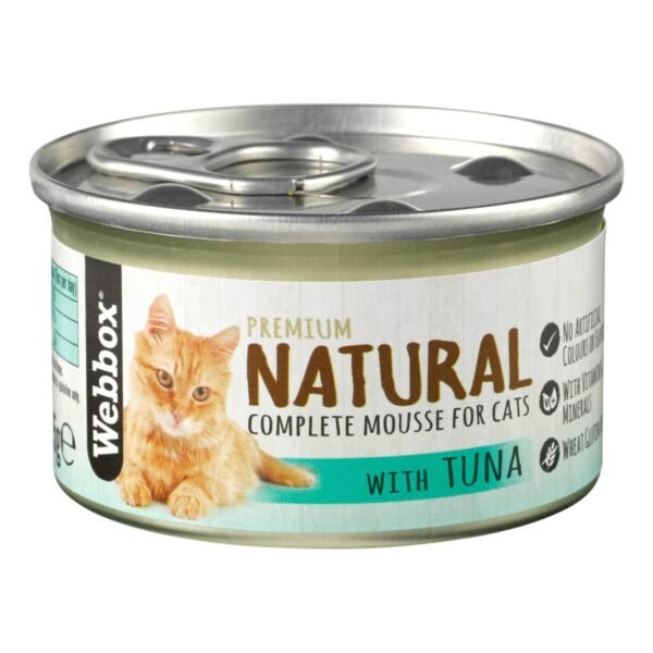 Webbox-Natural-Complete-Mousse-With-Tuna-Cat-Food-85g-1 Webbox Natural Complete Mousse With Tuna Cat Food 85g – Wholesale & Export UAE
