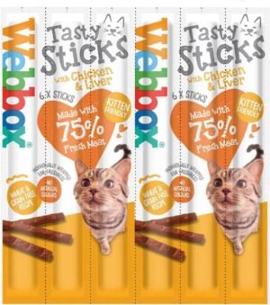 Webbox Tasty Cat Sticks Chicken & Liver 30g – Wholesale & Export UAE