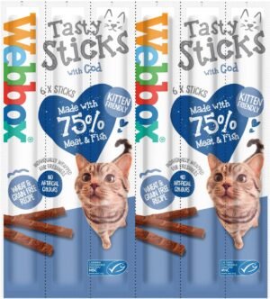 Webbox Tasty Cat Sticks Stick Cod 30g – Wholesale & Export UAE