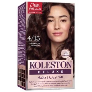 Wella Koleston Deluxe Permanent Hair Color, Dark Ash Mahogany Brown 4/15 – Wholesale & Export UAE
