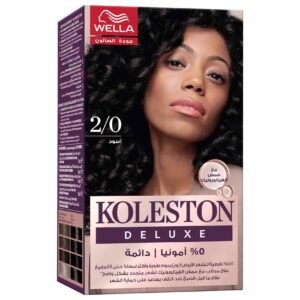 Wella Koleston Deluxe Zero Ammonia Permanent Hair Color, Black 2/0 – Wholesale & Export UAE