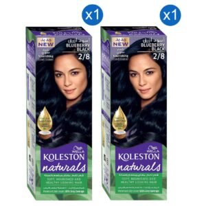 Wella Koleston Naturals Permanent Hair Colour Cream, 2/8 Blueberry Black, 110ml Pack of 2 – Wholesale & Export UAE