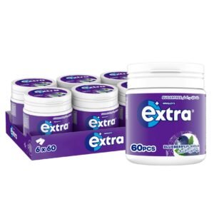 Wrigleyx27s-Extra-Gum-Blueberry-Sugar-Free-Chewing-Gum-Pack-of-6x84g Wrigley's Extra Gum Blueberry, Sugar Free Chewing Gum Pack of 6x84g – Wholesale & Export UAE