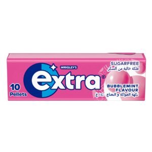 Wrigleyx27s-Extra-Gum-Bubblemint-Sugar-Free-Chewing-Gum-10-Pellets-1 Wrigley's Extra Gum Bubblemint, Sugar Free Chewing Gum 10 Pellets – Wholesale & Export UAE