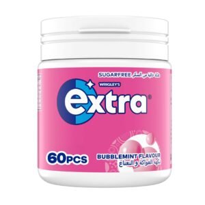 Wrigleyx27s-Extra-Gum-Bubblemint-Sugar-Free-Chewing-Gum-60-Pellets-1 Wrigley's Extra Gum Bubblemint, Sugar Free Chewing Gum 60 Pellets – Wholesale & Export UAE