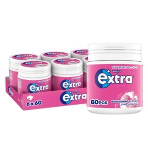 Wrigleyx27s-Extra-Gum-Bubblemint-Sugar-Free-Chewing-Gum-Pack-of-6x84g-1 Wrigley's Extra Gum Bubblemint, Sugar Free Chewing Gum Pack of 6x84g – Wholesale & Export UAE
