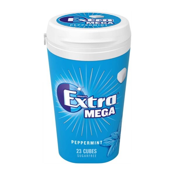 Wrigleyx27s-Extra-Gum-Mega-Peppermint-Sugar-Free-Chewing-Gum-23-Cubes-1 Wrigley's Extra Gum Mega Peppermint, Sugar Free Chewing Gum 23 Cubes – Wholesale & Export UAE