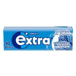Wrigley's Extra Gum Peppermint, Sugar Free Chewing Gum 10 Pellets – Wholesale & Export UAE